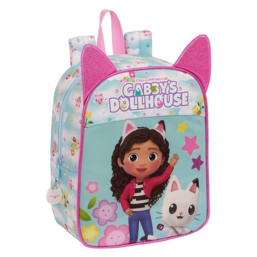 Mochila infantil adaptable a carro de La casa de muñecas de Gabby orejitas – Más de 4 años