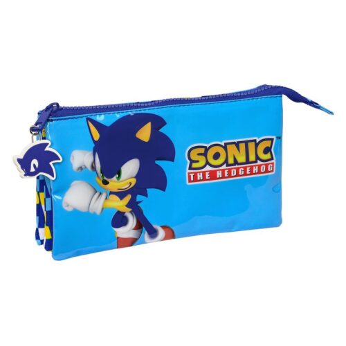 Estuche triple azul de Sonic The Hedgehog Speed – Más de 4 años