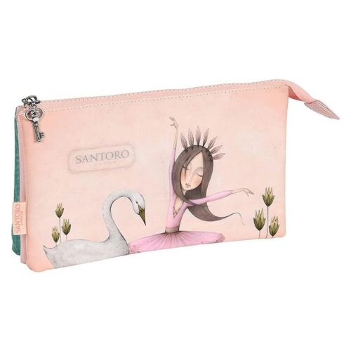 Estuche portatodo triple Mirabelle Santoro Swan Lake – Más de 3 años