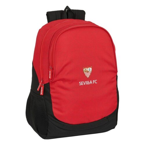 Mochila adaptable a carro doble del Sevilla FC roja – Más de 4 años