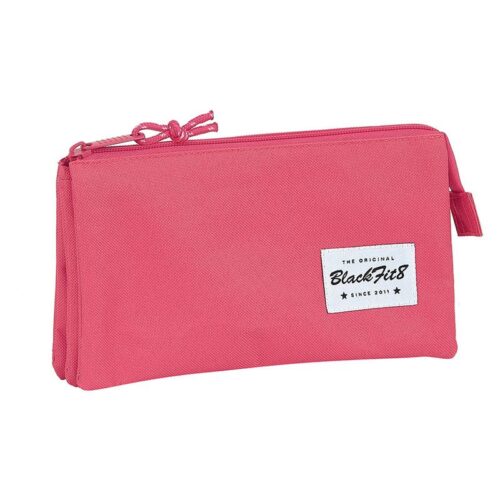 Estuche portatodo triple Blackfit8 Fresa