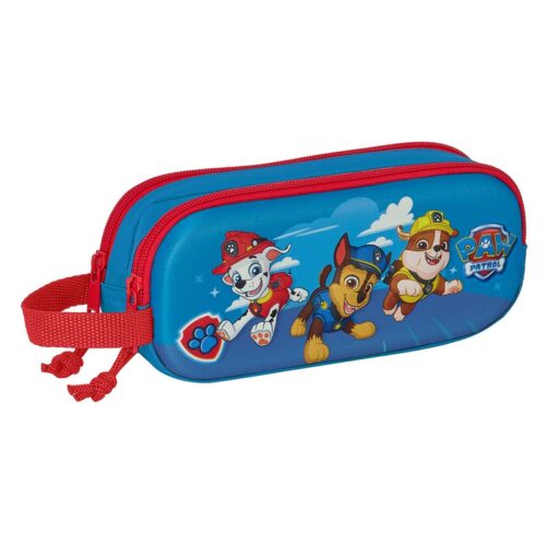 Estuche portatodo de La Patrulla Canina 3D con doble cremallera
