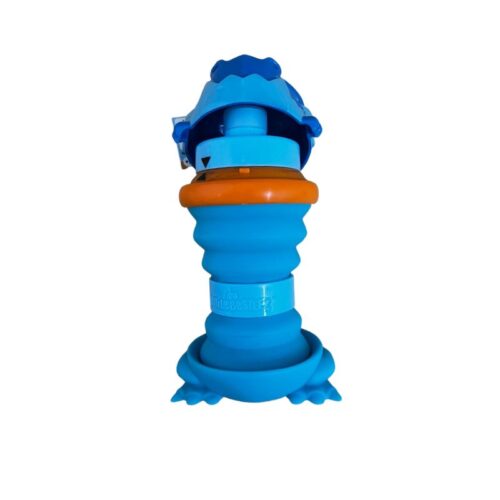 Botella plegable reutilizable azul Besteez Chill-Rex 360ml – Más de 3 años