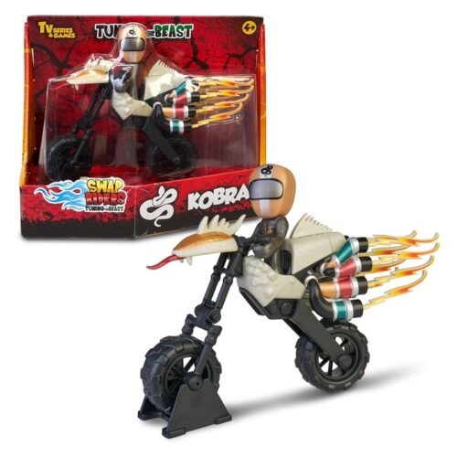 Moto de carreras de juguete con forma de cobra Swap Riders KOBRA – Más 4 de años