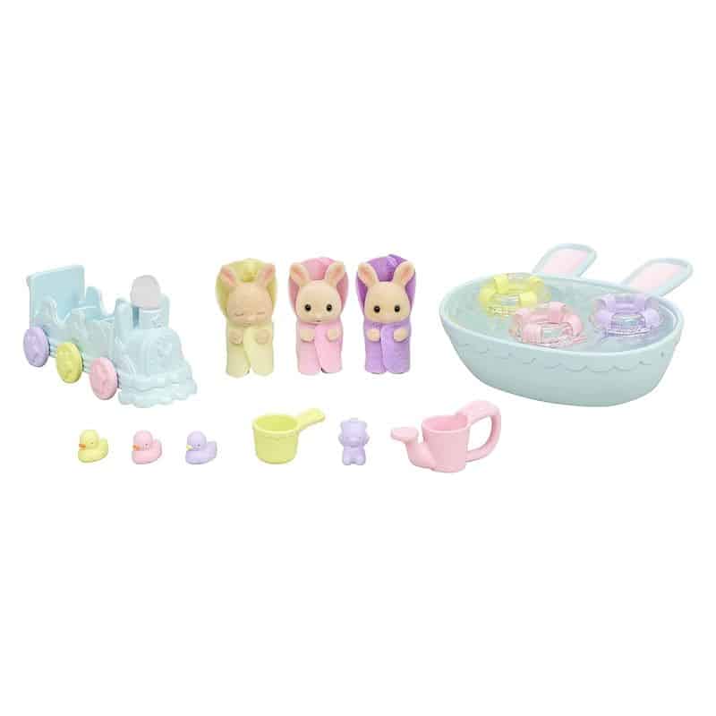 Sylvanian Families 5707 la hora del baño de los trillizos 5707 EPOCH