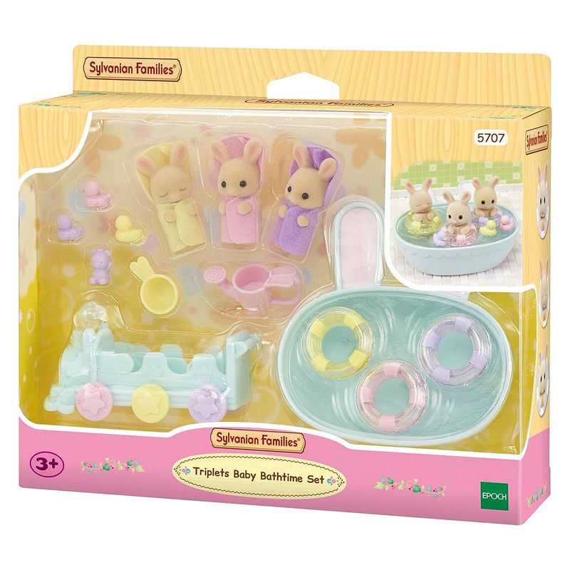 Sylvanian Families 5707 la hora del baño de los trillizos 5707 EPOCH - Imagen 2
