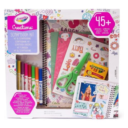 Crayola creations crea tu libro de recuerdos con +45 piezas 04-0944