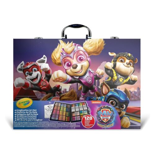 Maletín artistico de Paw Patrol con más de 128 piezas Crayola 04-1184