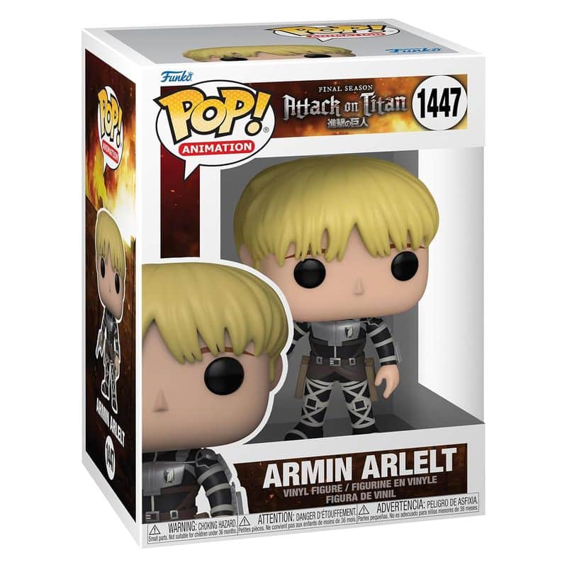 Funko POP! Animation 1447 Attack on Titan Armin Arlelt figura vinilo - Imagen 2