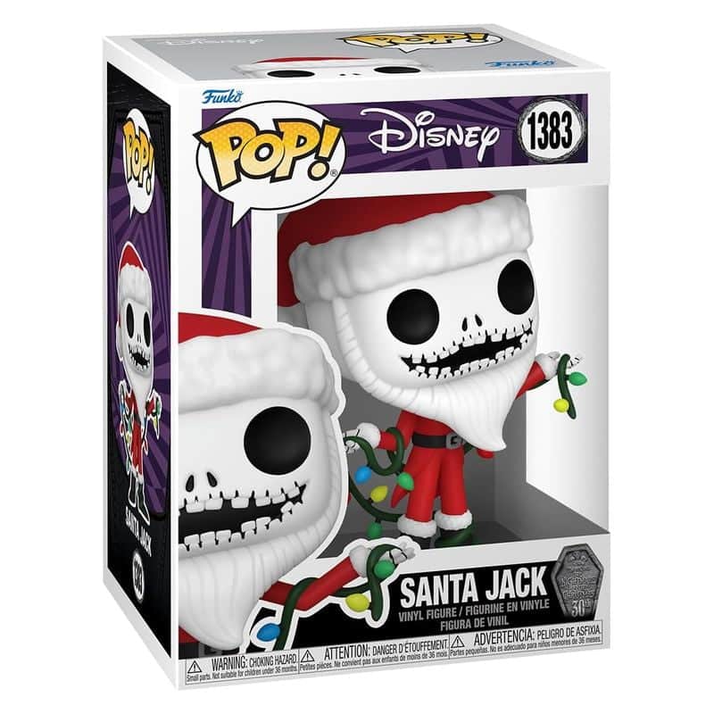 Funko POP! Disney 1383 30 aniversario Pesadillas Antes Navidad Santa Jack - Imagen 2