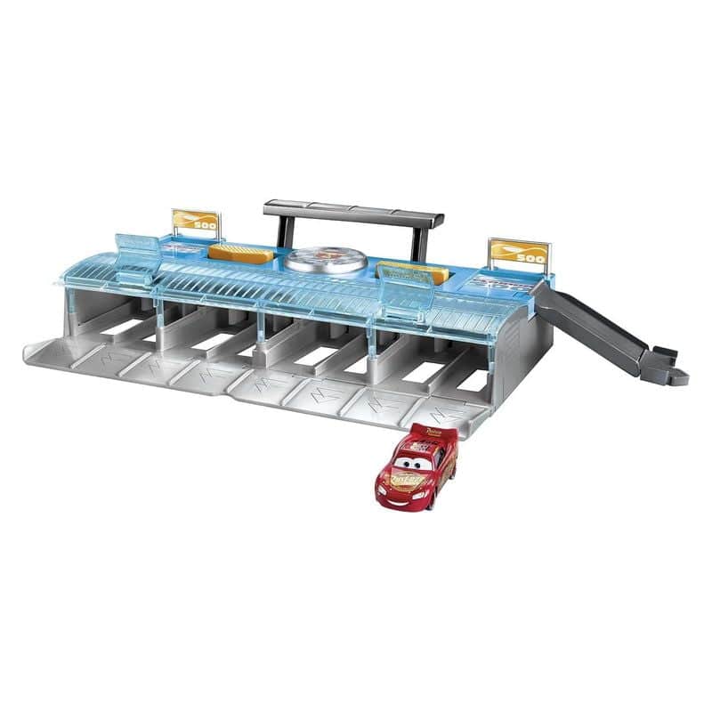 Megalanzadora de carreras Disney Cars con ocho carriles Mattel FLK 12