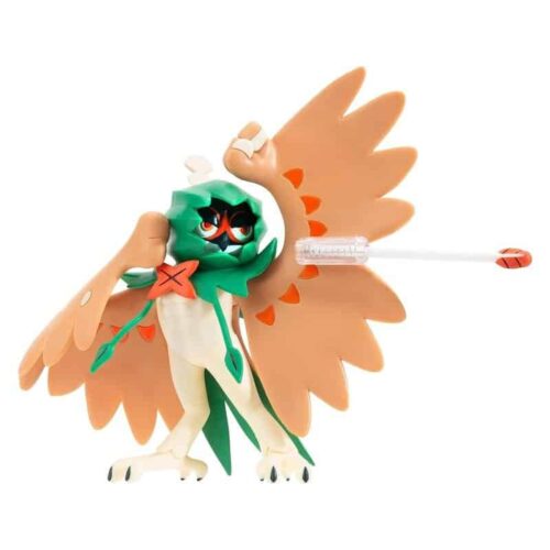 Figura Pokémon articulada Decidueye 11,5cm con lanzador de flechas