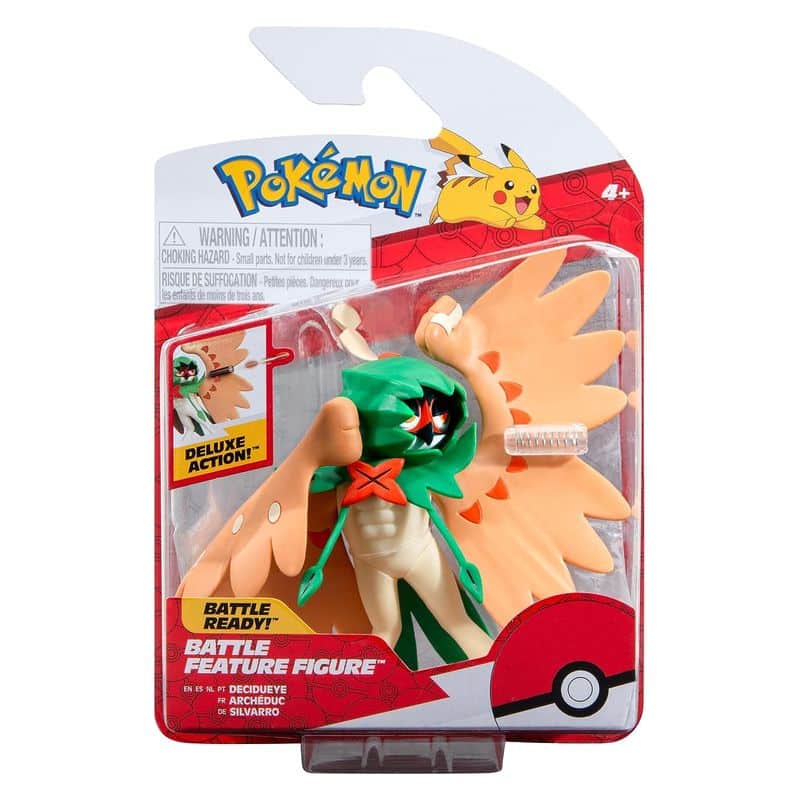 Figura Pokémon articulada Decidueye 11,5cm con lanzador de flechas - Imagen 3