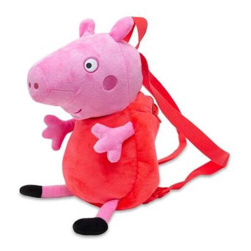Mochila infantil Peppa Pig peluche personaje Peppa Pig Bizak
