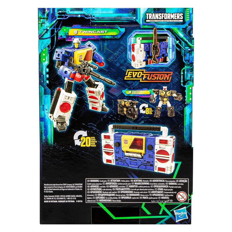 Twincast y Autobot Rewind 17,5cm Transformers Legacy Evolution Voyager Class - Más de 8 años - Imagen 3
