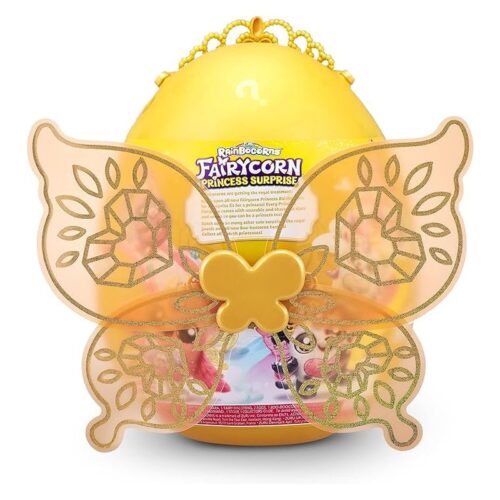 Rainbocorns Fairycorn Princess Series 6 Flamenco alas oro corazón