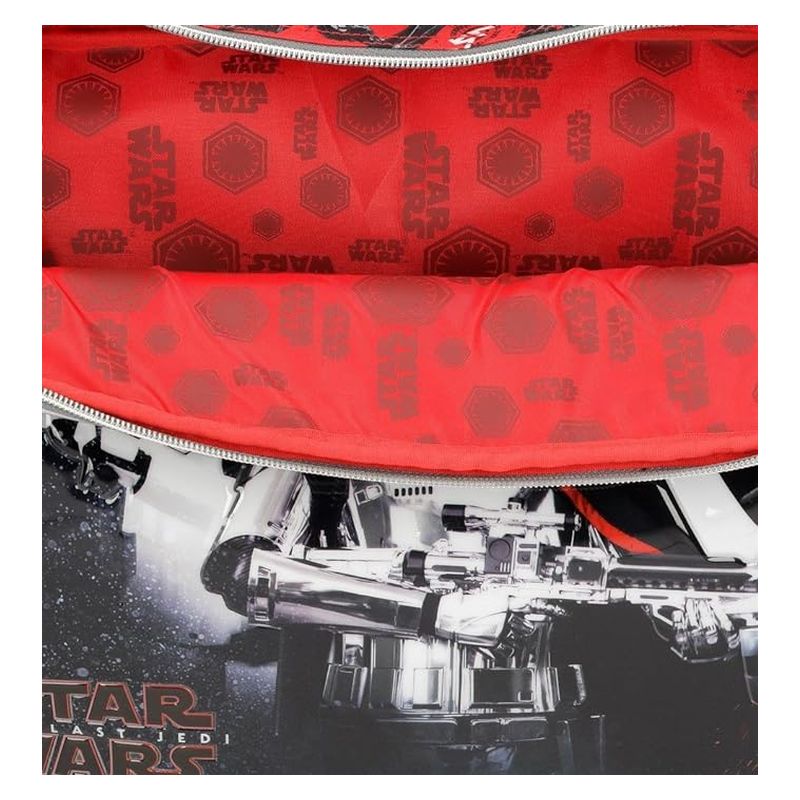 Carterón multicolor Star Wars VIII Last Jedi maletín extraescolar - Imagen 3