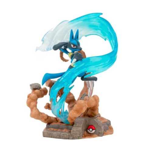 Figura Pokémon Lucario Deluxe con iluminación tamaño de 25 cm