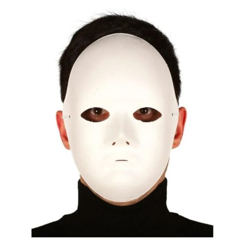 Máscara blanca de Halloween talla única para disfraces Guirca 2895