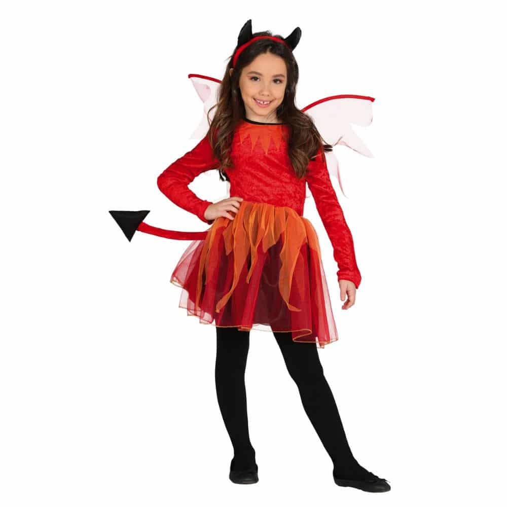 Disfraz infantil de diablesa She-devil talla 5-6 años ref 87379 GUIRCA