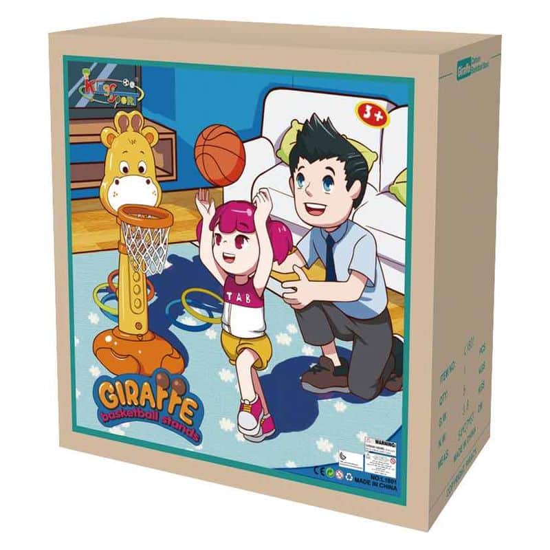 Canasta de baloncesto infantil con forma de jirafa Giraffe Basketball - Imagen 2
