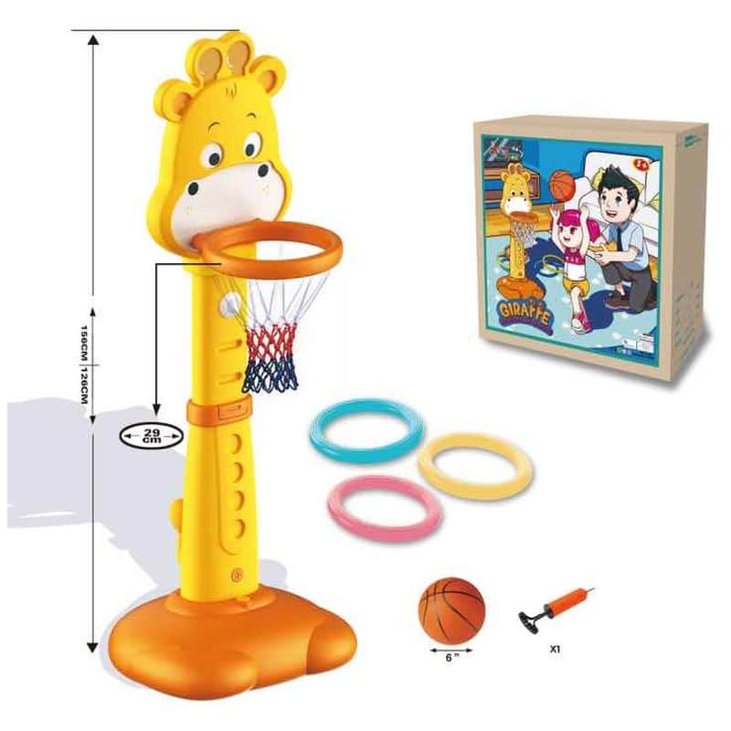 Canasta de baloncesto infantil con forma de jirafa Giraffe Basketball - Imagen 3