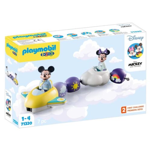 Playmobil 71320 Disney Mickey y Minnie con su tren nube colección 123