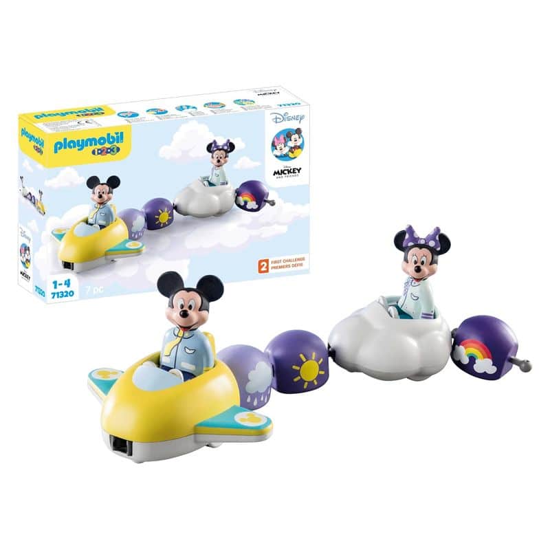 Playmobil 71320 Disney Mickey y Minnie con su tren nube colección 123 - Imagen 2