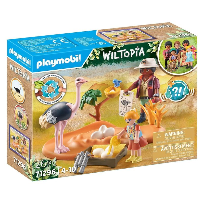 Playmobil 71296 Wiltopia cuidadores de avestruces naturaleza africana