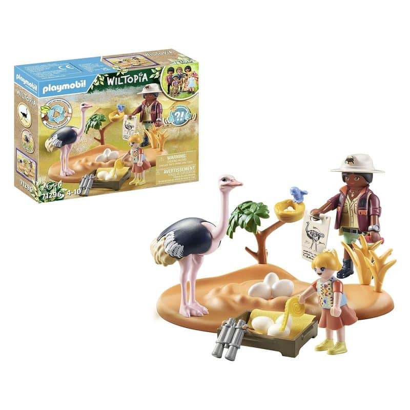 Playmobil 71296 Wiltopia cuidadores de avestruces naturaleza africana - Imagen 2