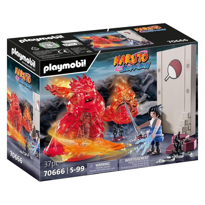 Playmobil 70666 Naruto Shippuden lucha vs Itachi batalla interactiva