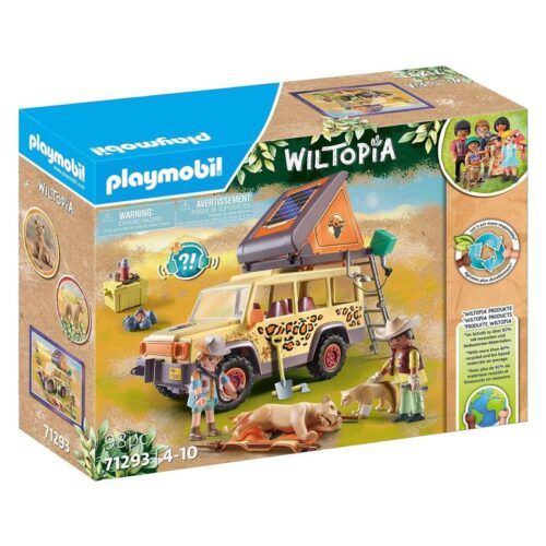 Playmobil 71293 Wiltopia Vehículo todoterreno animales en la Sabana