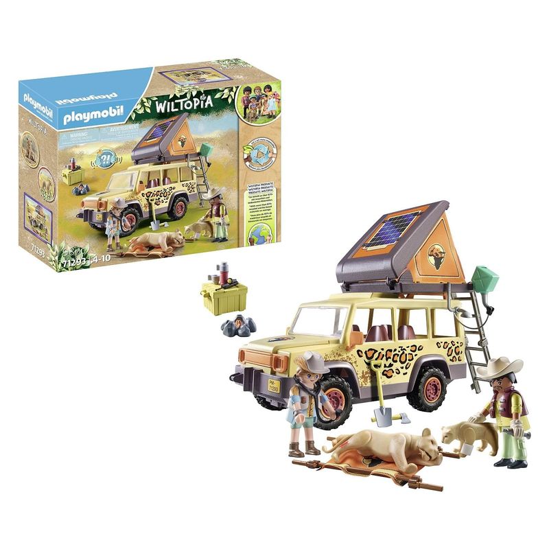 Playmobil 71293 Wiltopia Vehículo todoterreno animales en la Sabana - Imagen 2