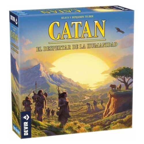 Juego de mesa Catan el despertar de la humanidad de estrategia Devir
