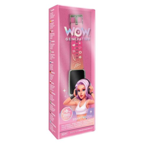 WOW reloj SmartBand forma cuadrada color rosa WOW00025 Kids Euroswan
