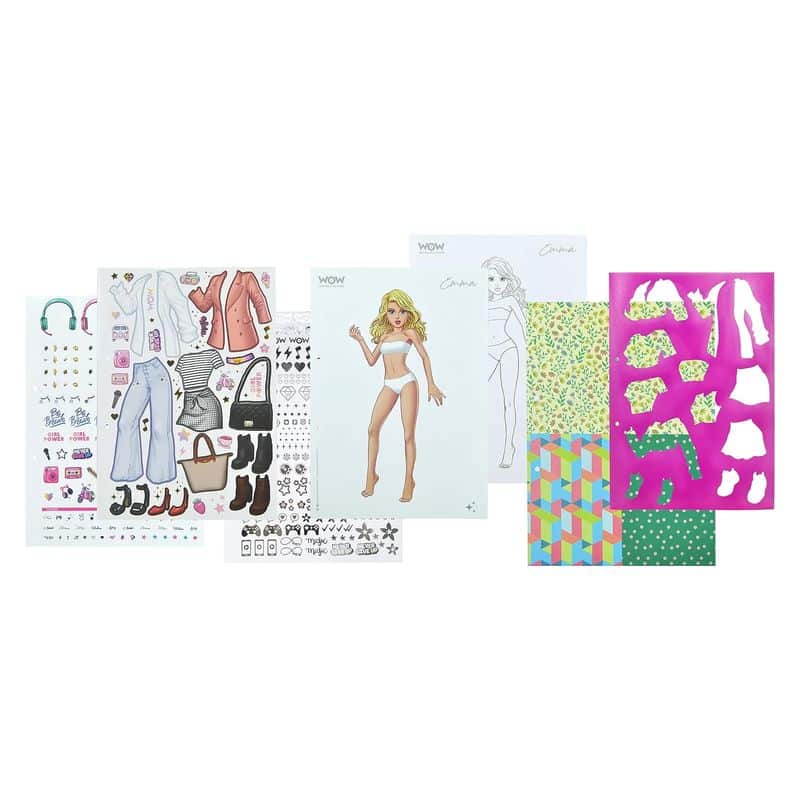 WOW kit diseña tu propia ropa con accesorios WOW00054 Kids Euroswan - Imagen 2
