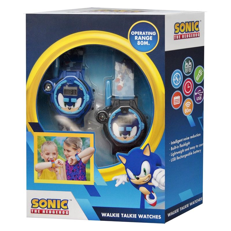 Reloj Walkie Talkie 2 en 1 Sonic The Hedgehog SNC40094 Kids Euroswan - Imagen 2