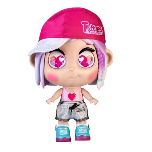 Muñecas Trotties Emma con luces mágicas y pelo morado TFT11000 FAMOSA