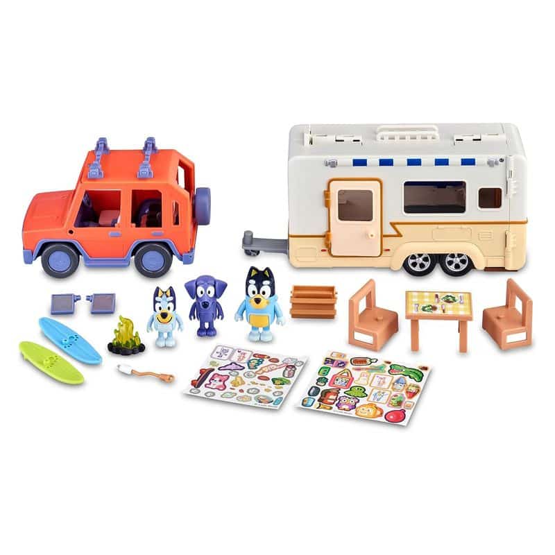 Set Family Cruiser + Campervan Bluey con figuras y accesorios BLY53000