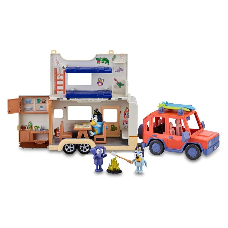 Set Family Cruiser + Campervan Bluey con figuras y accesorios BLY53000 - Imagen 2