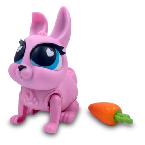 Mascota interactiva Jiggly Pets Pixie Conejo rosa movimiento y sonidos