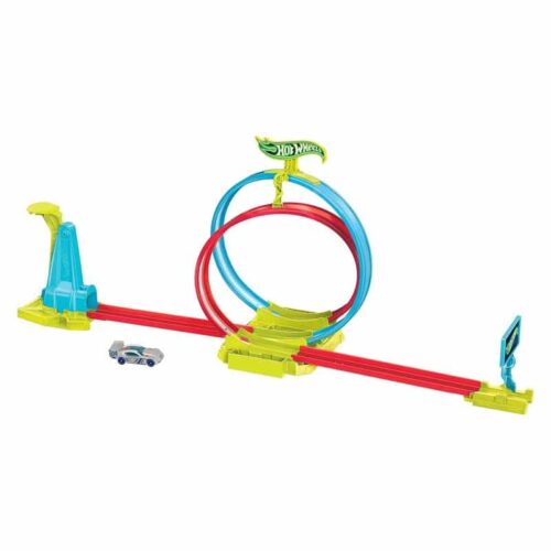 Pista para coches de juguete Hot Wheels HPC05 Double Loop Mattel Games