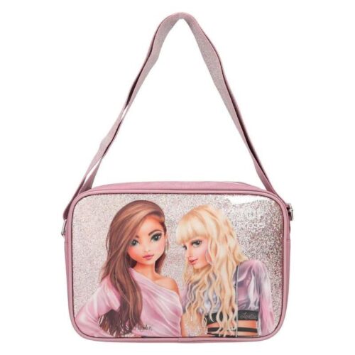 Bolso bandolera TOP Model rosa correa ajustable Glitter Queen 12528