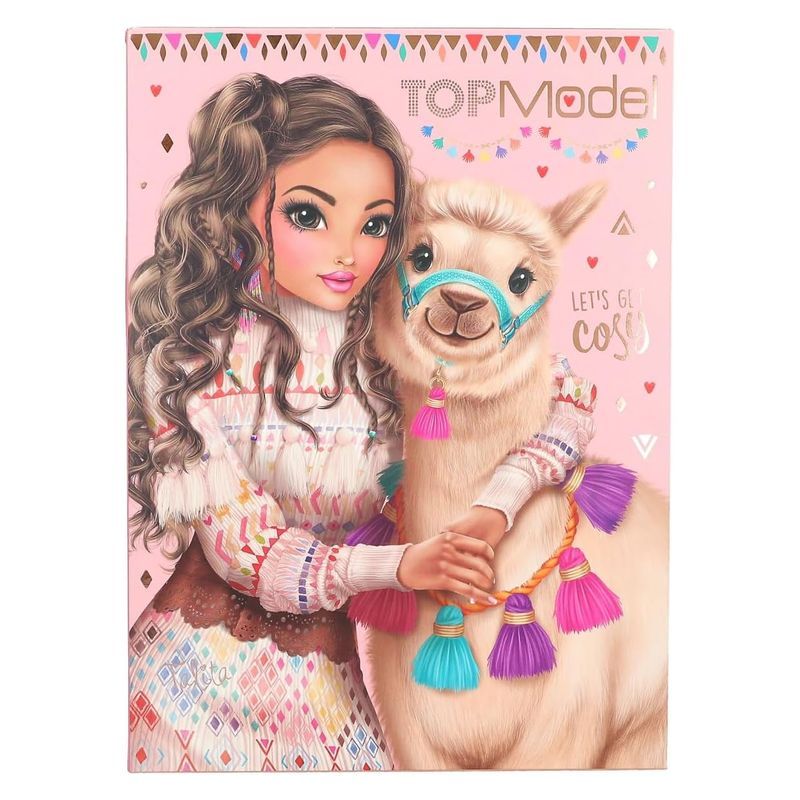 Juego de papel de cartas TOP Model Cosy 24 folletos 12715 Depesche