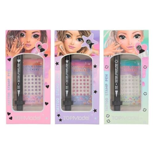 Bolígrafo tatuar brillantes TOP Model Litter Stone Stickers 12745 Depesche