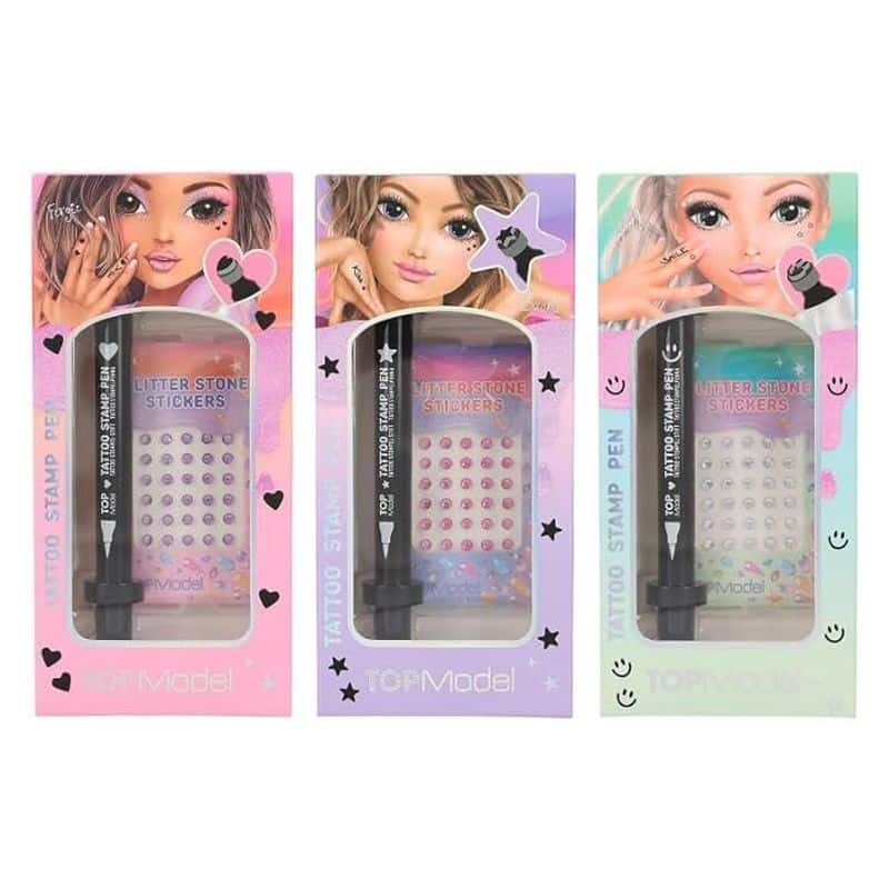 Bolígrafo tatuar brillantes TOP Model Litter Stone Stickers 12745 Depesche