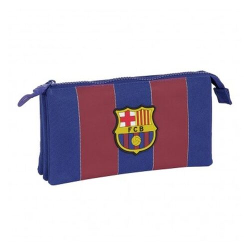 Estuche portatodo del FC Barcelona triple primera equipación Safta