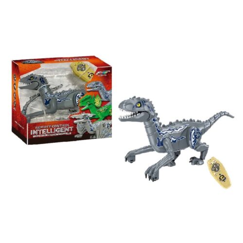 Dinosaurio radiocontrol interactivo Velociraptor blue con sonidos 23-641