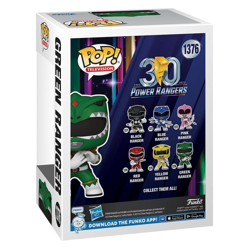 Funko POP! Television 1376 Power Rangers 30 aniversario Green Ranger - Imagen 3