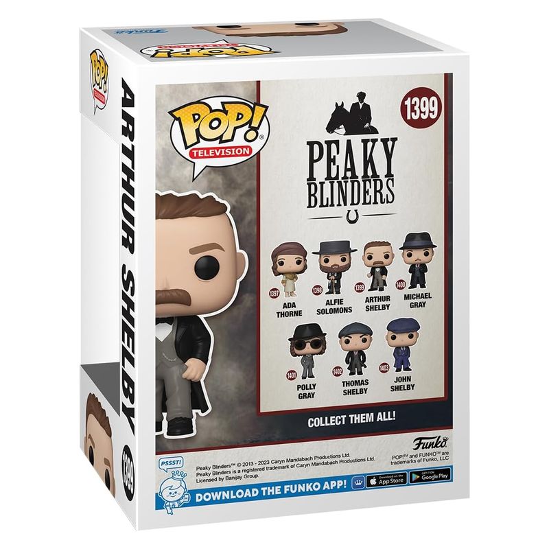 Funko POP Television 1399 Peaky Blinders Arthur Shelby vinilo FFK72182 - Imagen 3
